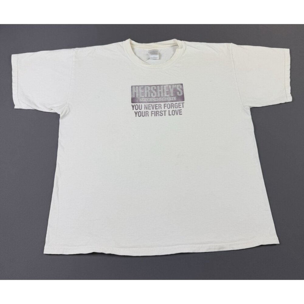 Rare Vintage Y2K Hersheys Chocolate Bar Snack Food Never Forget First Love Promo